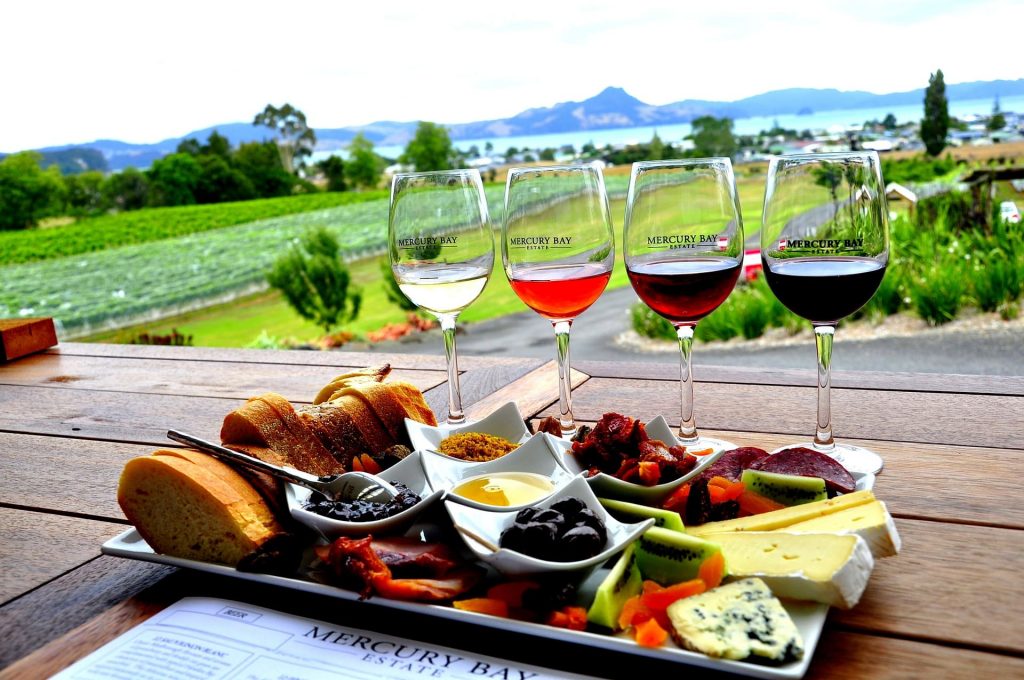 Wino wiedza, Winnice w Nowej Zelandii