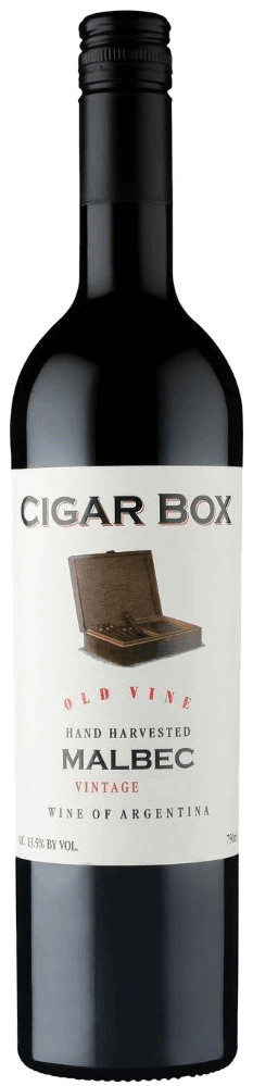 Butelka Cigar Box Old Vine Malbec z Argentyny