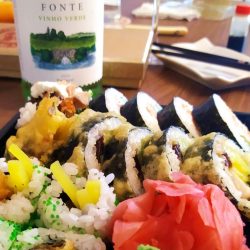 Vinho Verde do sushi