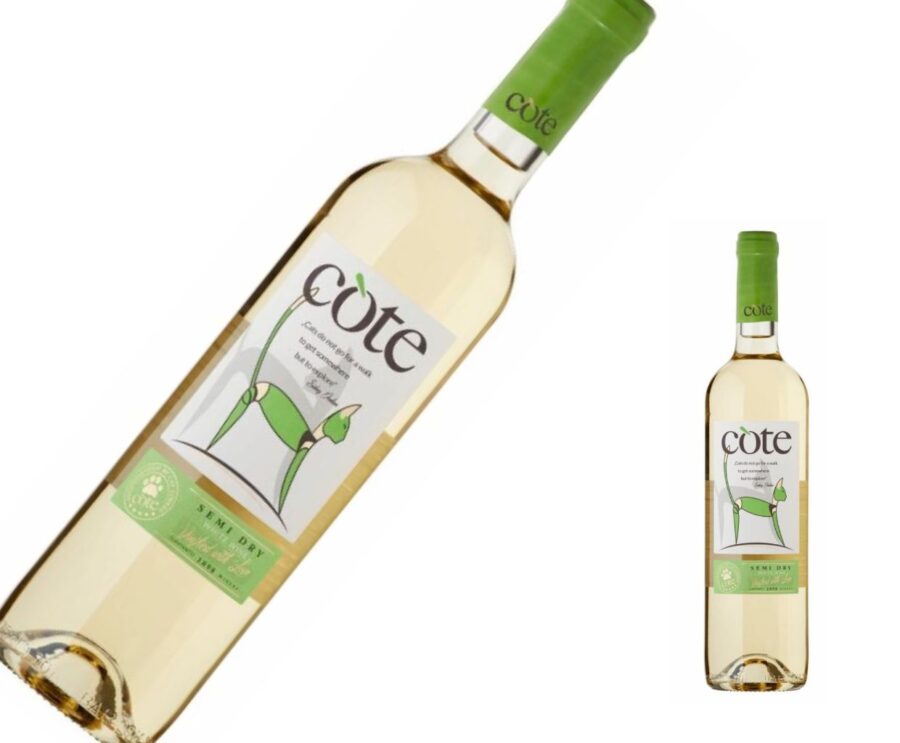 Wino Cote, czyli bułgarskie wino z Kotem na Etykiecie