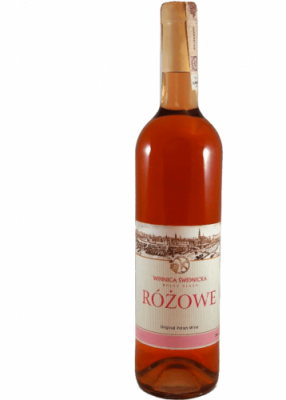 Wino Różowe, winnica Świdnicka